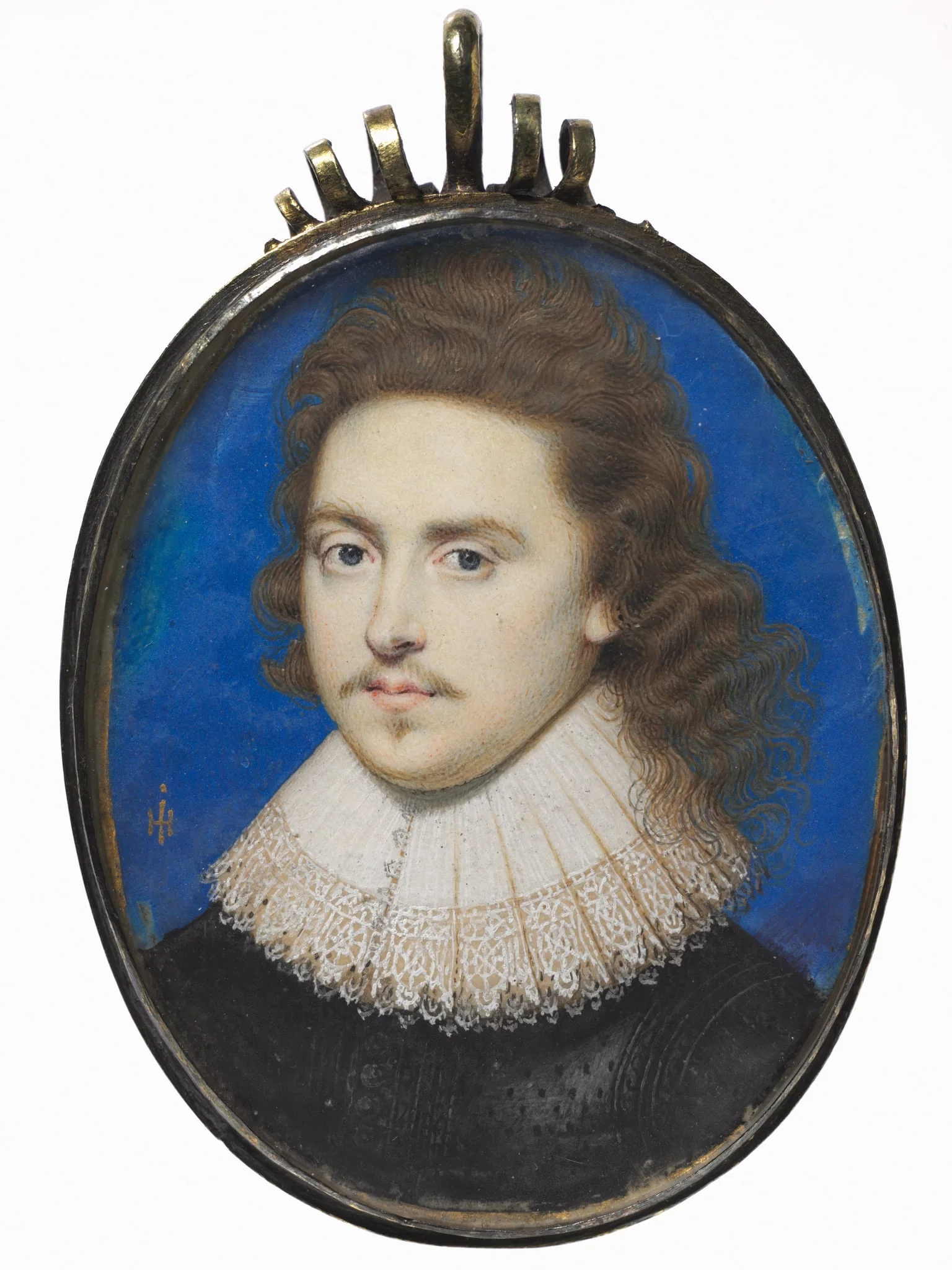 Portrait of a Man, by John Hoskins, unspecified, 1625