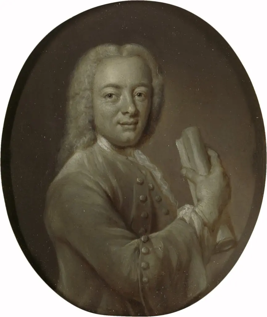 Portrait of Bernardus de Bosch I, Poet in Panpoeticon Batavum