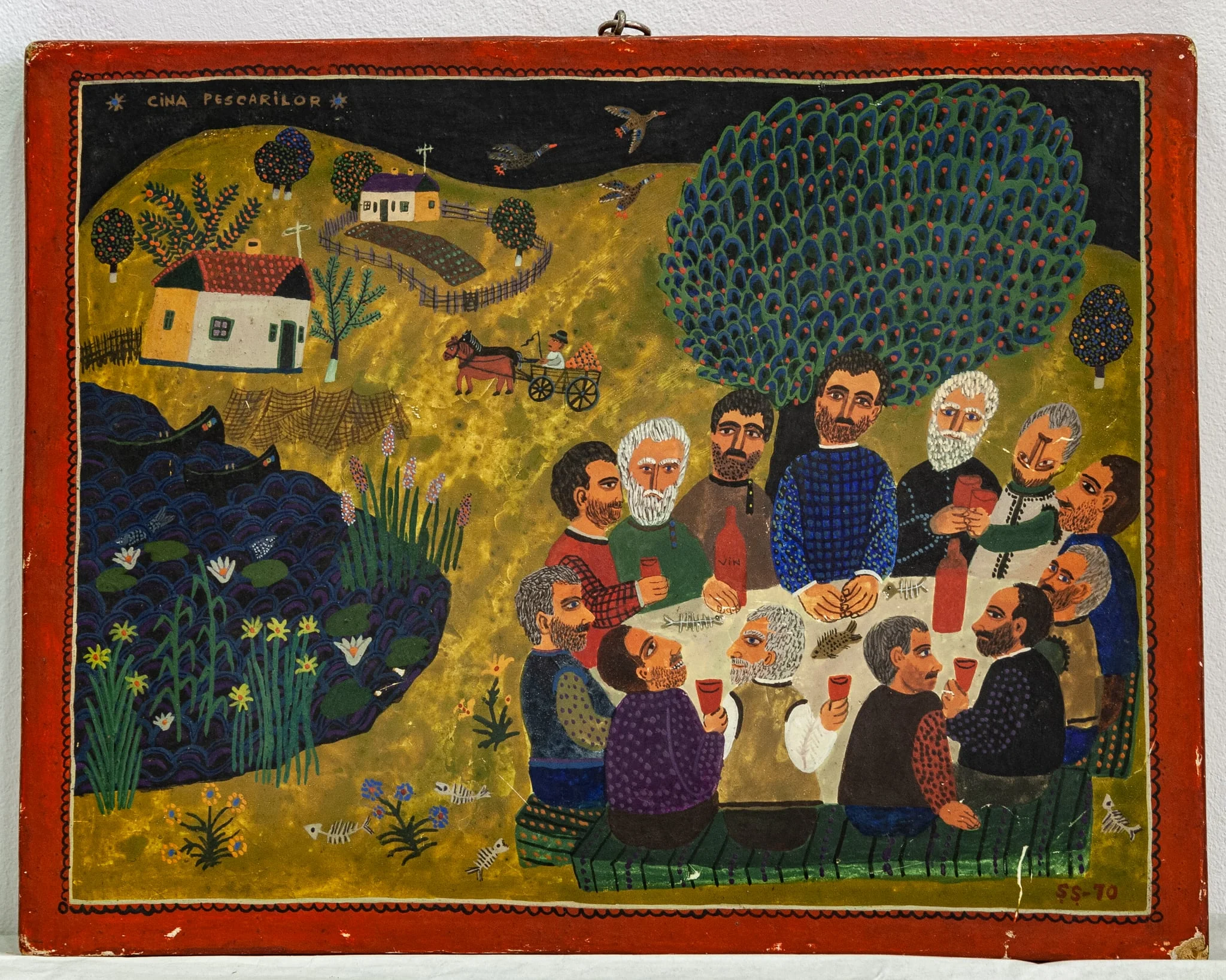 Cina pescarilor, by Știrbu Ștefan, 1970