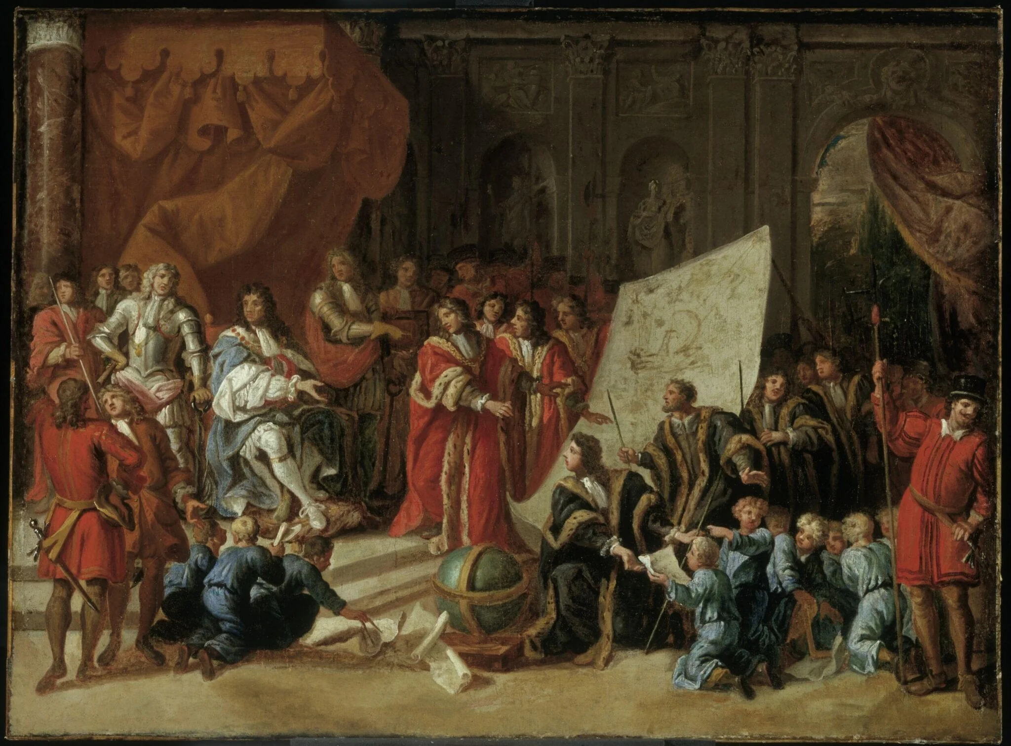 Charles II Giving Audience at Christ's Hospital