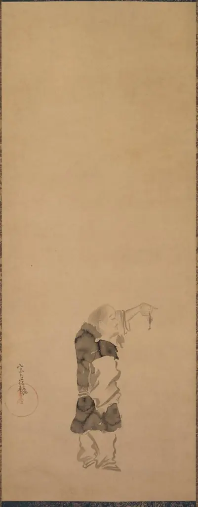 Kenshu, Monk with Shrimp