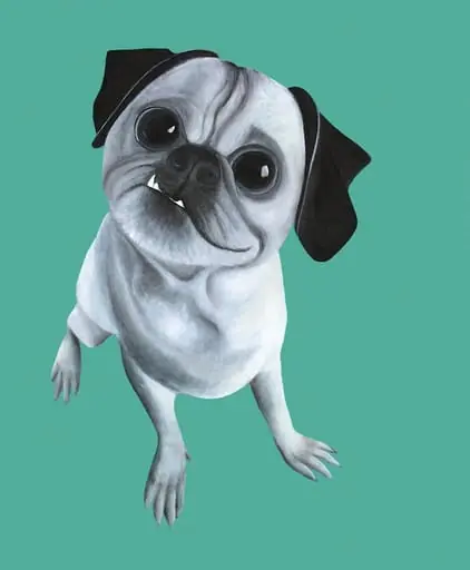 Müller, Yvonne - Malerei, Mops