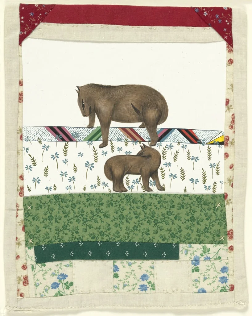 Untitled, by Clare Rojas, gouache, 2004