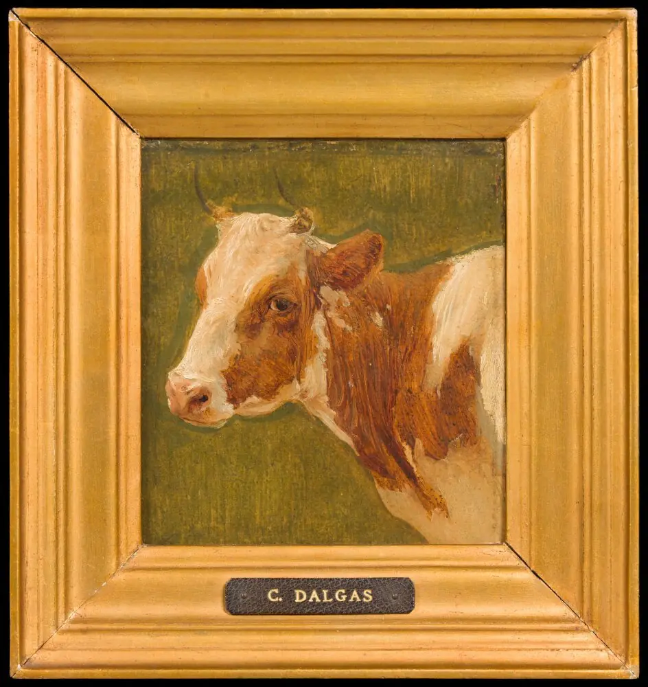 The Head of a Red Brushed Cow