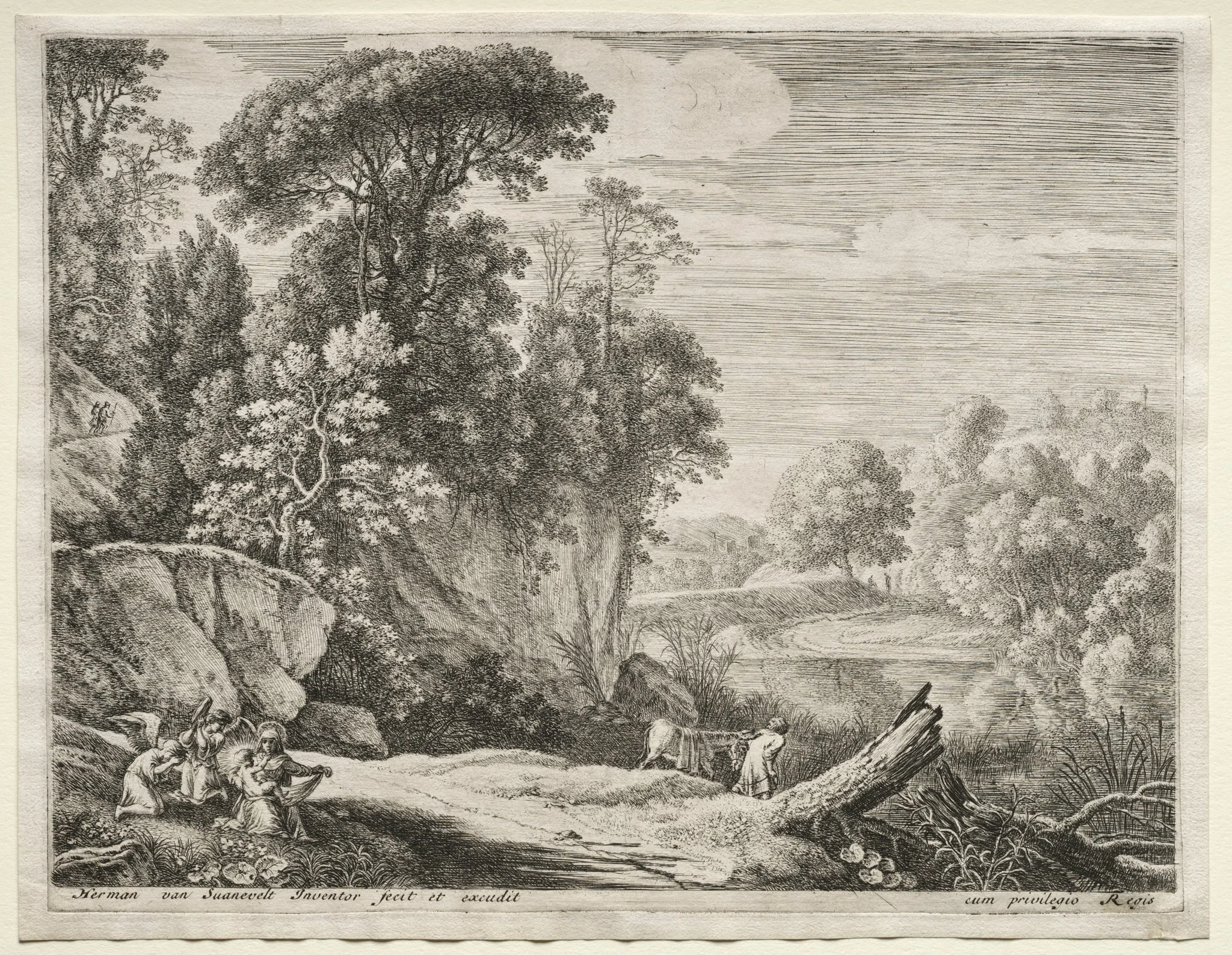 The Flight into Egypt:  The Donkey Led to the River