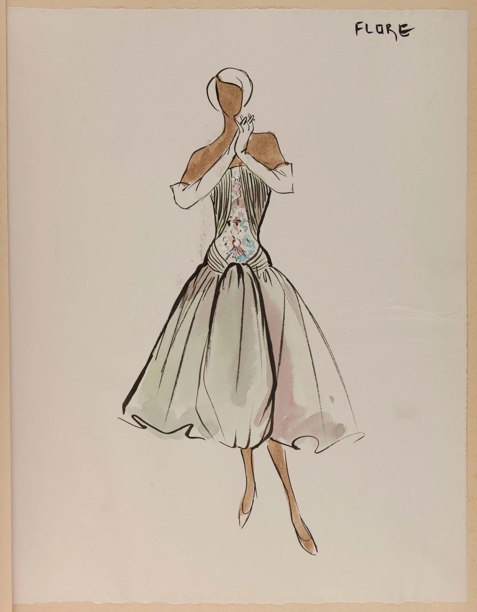 Flore, by Carven, 1956