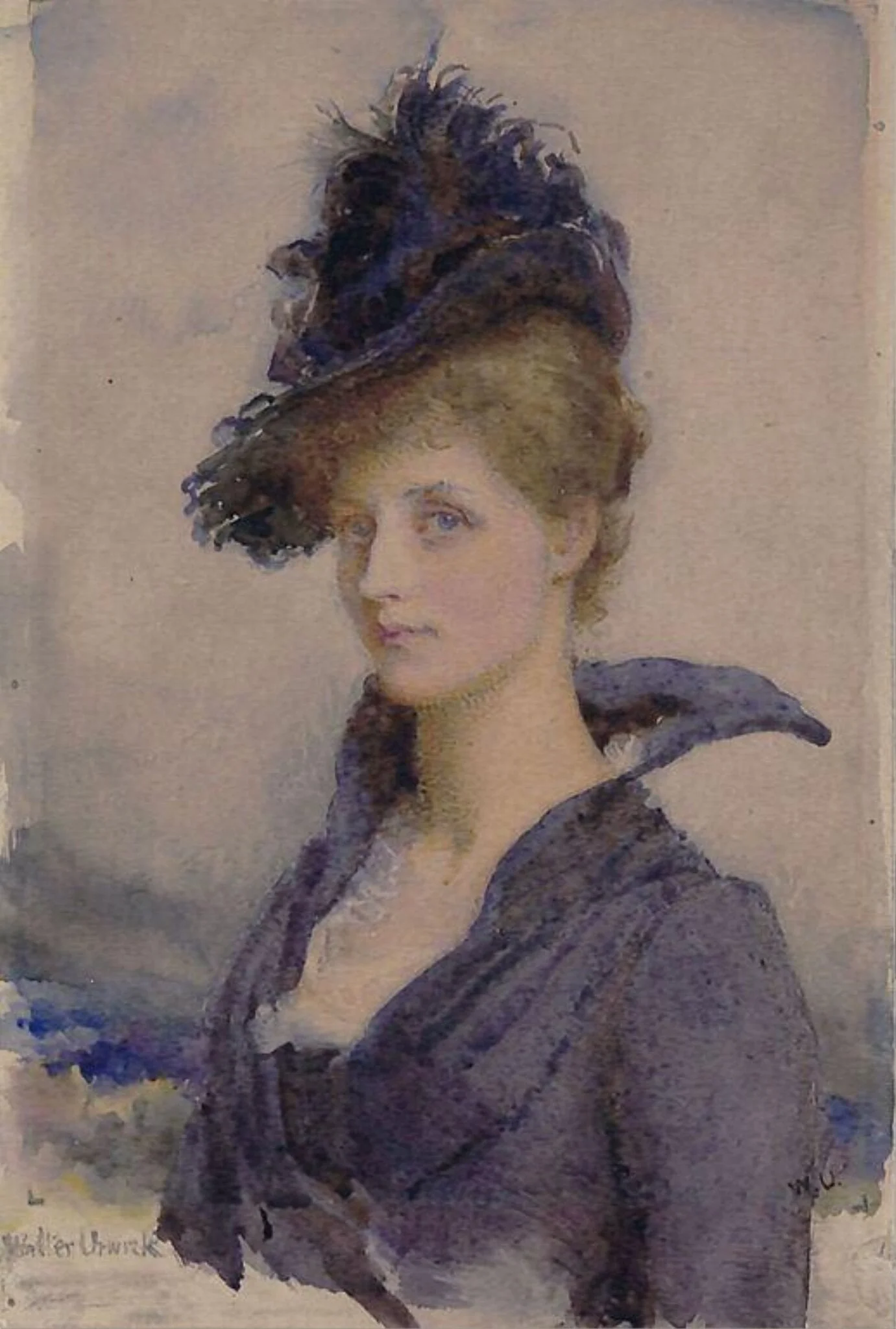 Study from a model for the full length painting of Lady Middleton, wife of Digby, 9th Lord Middleton
