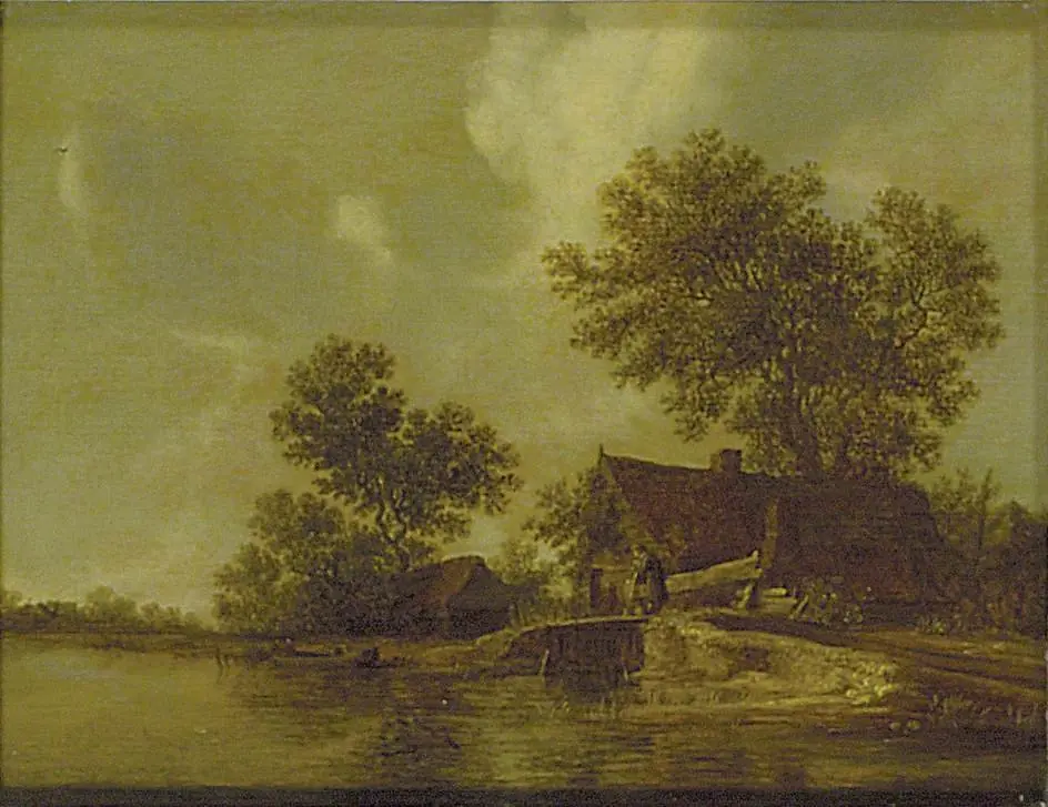 Cottages beside a River
