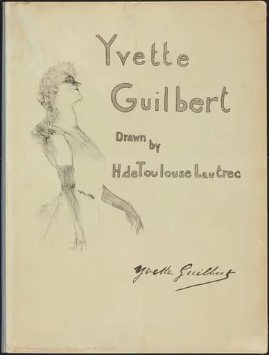 Cover, Yvette Guilbert