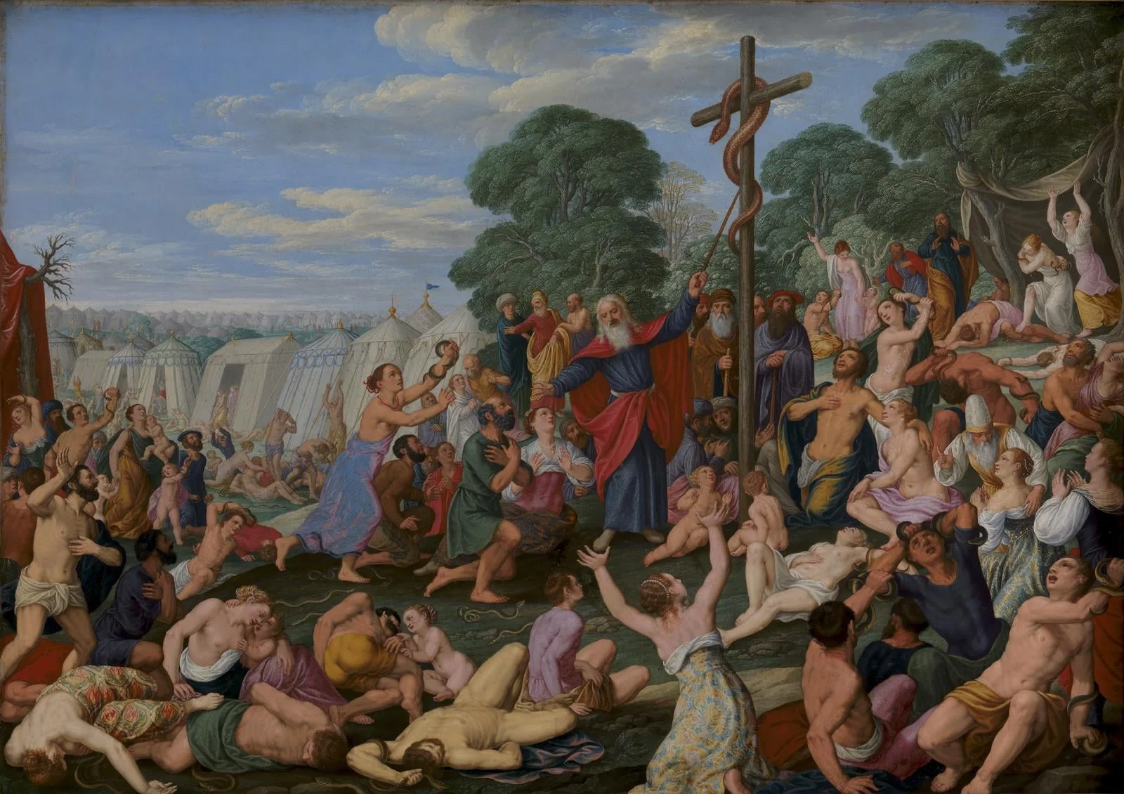 The Brazen Serpent, by Unknown, 1621