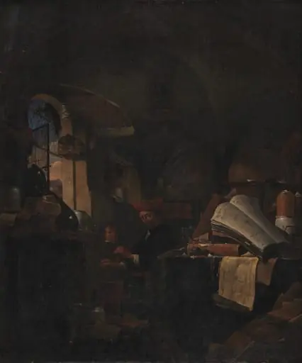 An Alchemist in his Laboratory
