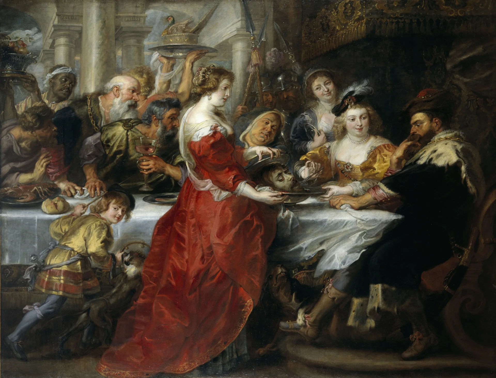 The Feast of Herod, by Peter Paul Rubens, oil, 1636