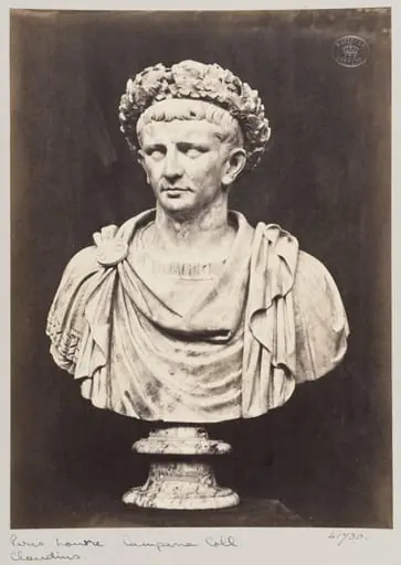 Marble bust of the Emperor Claudius