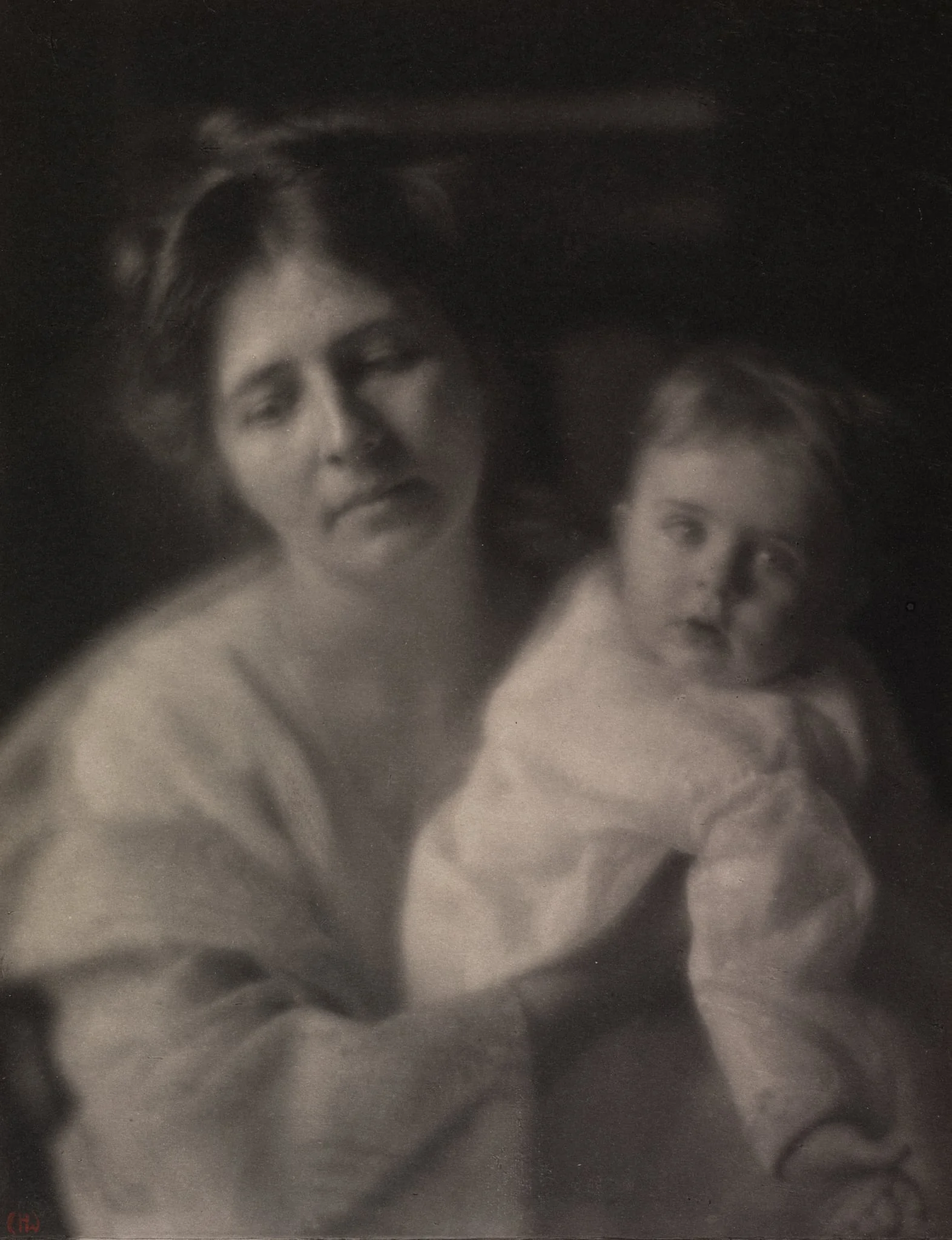 Julia McCune Flory and Phoebe Flory, by Clarence H. White, 1915