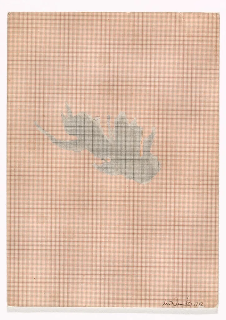 Untitled, by Luis Camnitzer, graphite, 1972