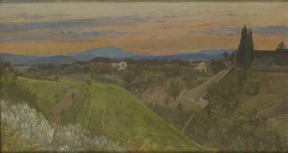 View of Monte Amiata, Tuscany