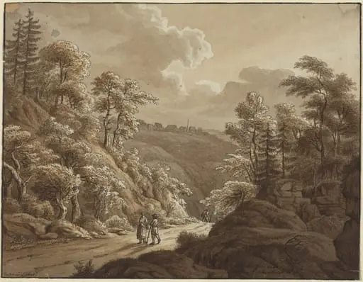 Road through the Woods near Kresselbach