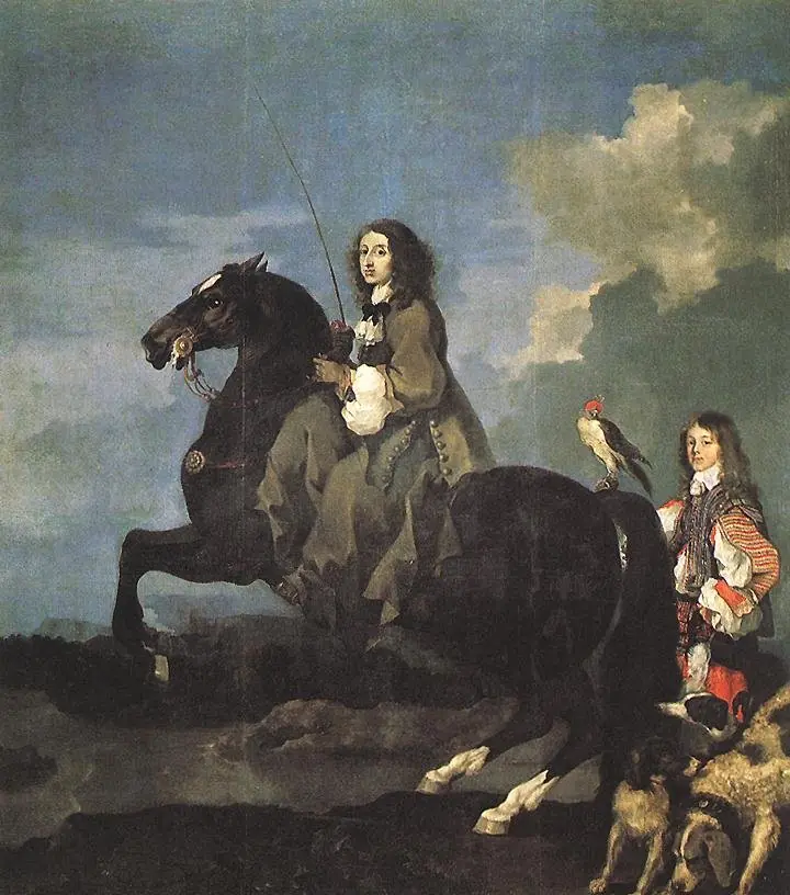 Christine of Sweden on Horseback