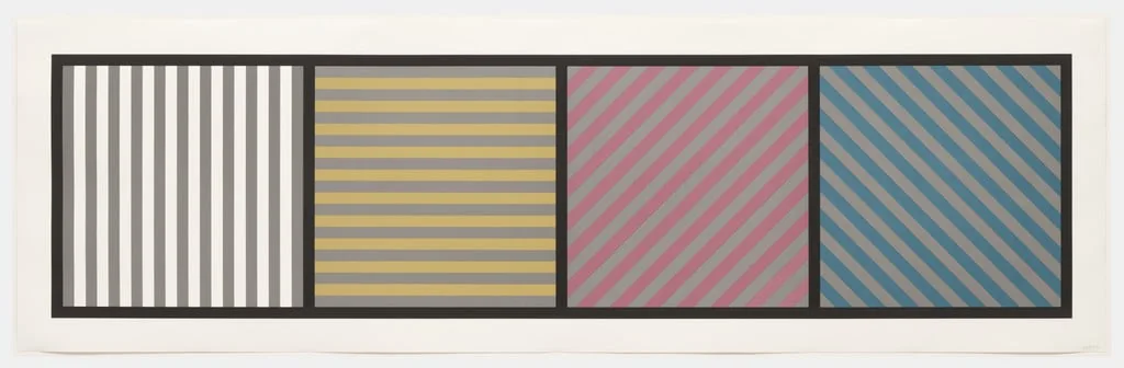 Untitled, by Sol LeWitt, ink, 1985