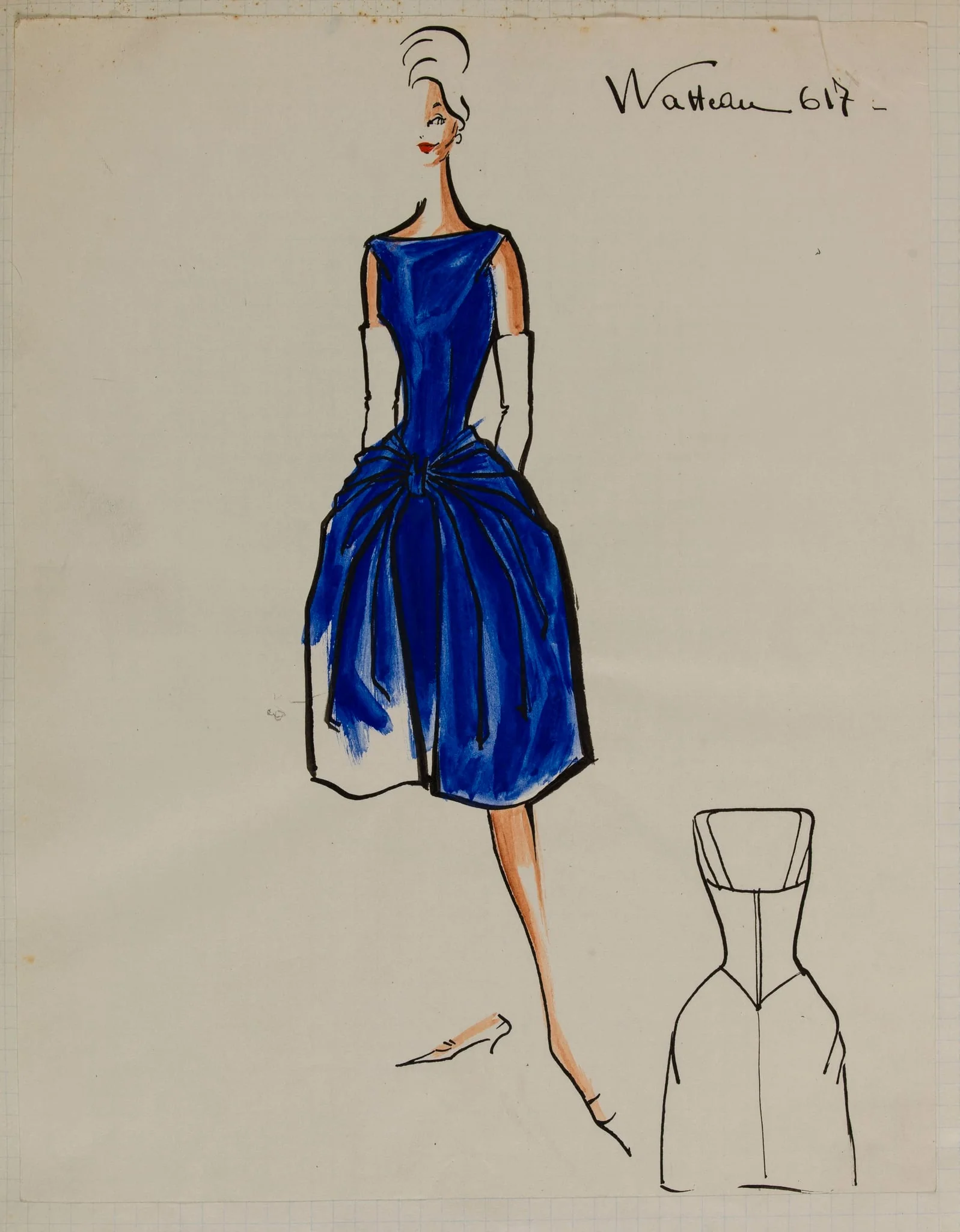 Watteau, by Carven, 1958