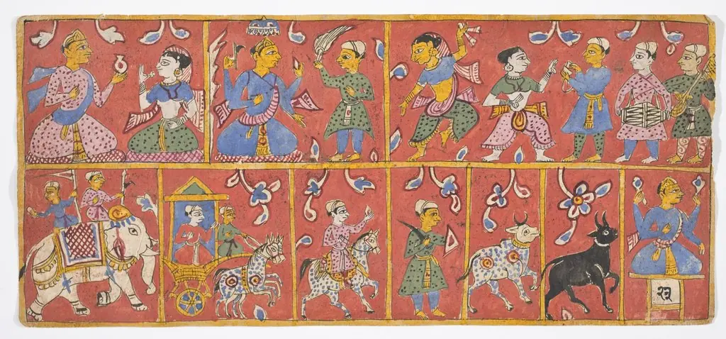 Tantric Manuscript "Sangrahani Sutra"
