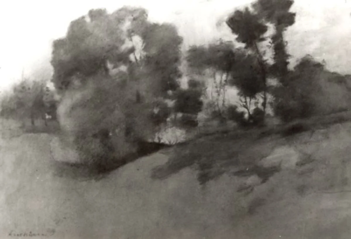 Peisaj, by Ștefan Luchian, unspecified, 1908