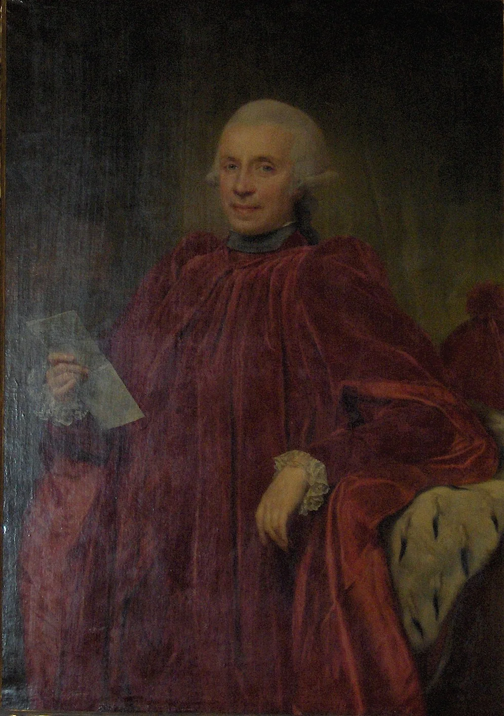 Portret van Michel-Angelo Cambiaso (1738-1813), Doge of Genoa, by Anton von Maron, oil, 1750