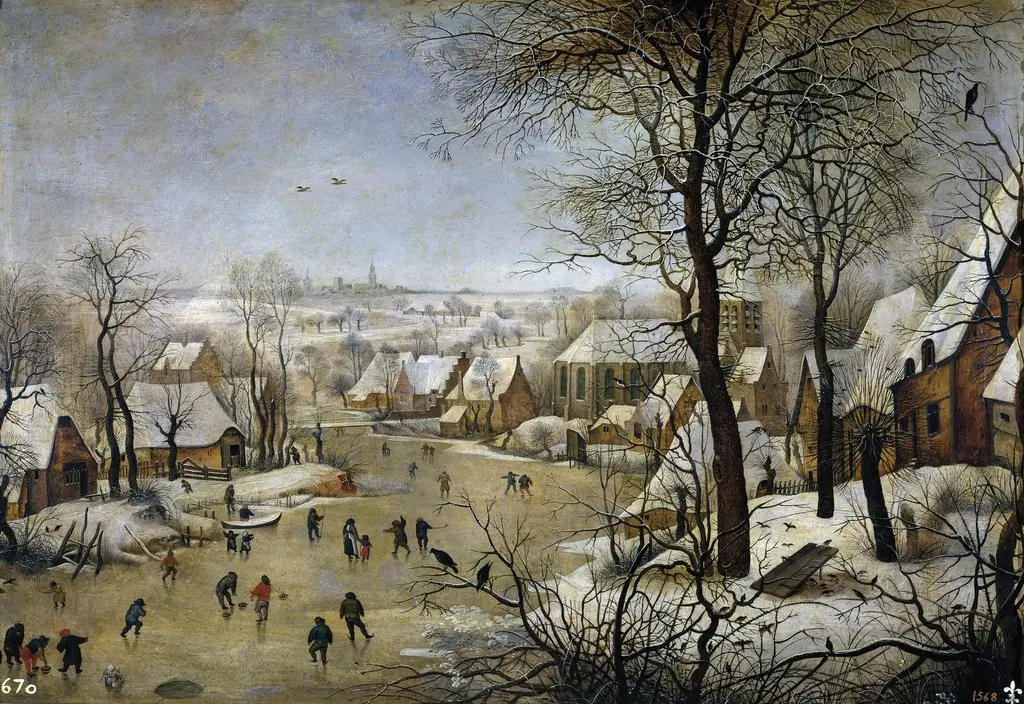 Winter Landscape with a Bird-trap