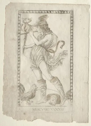 Mercury (from the Tarocchi, series A:  Firmaments of the Universe, #42)