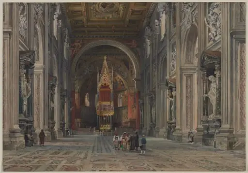 Interior of San Giovanni in Laterano, Rome