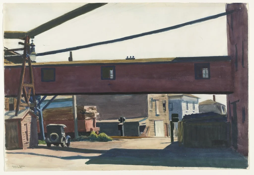 Untitled, by Edward Hopper, watercolor, 1928