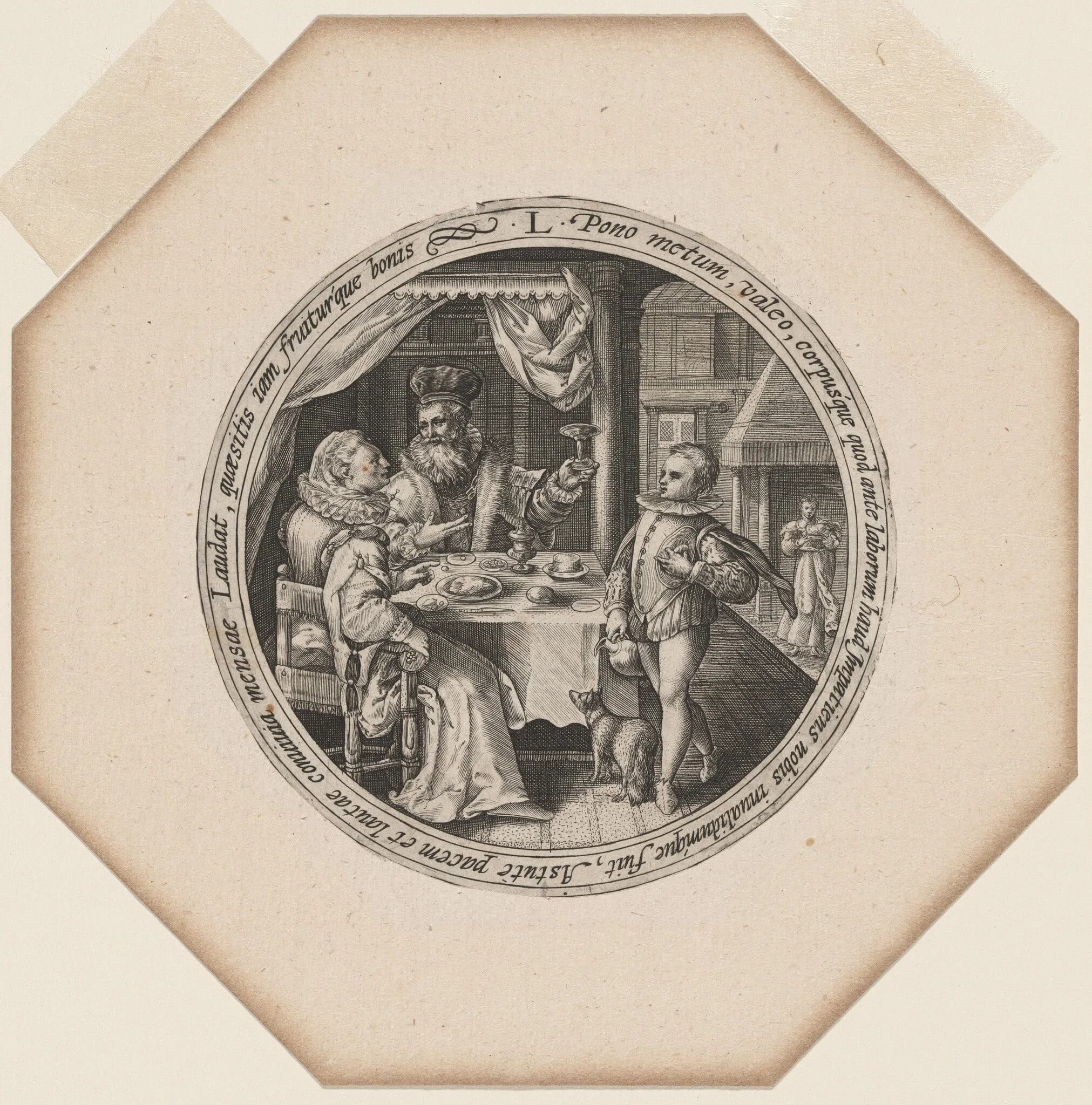 L: Fifty Years, by Crispijn van de Passe I, ink, 1599