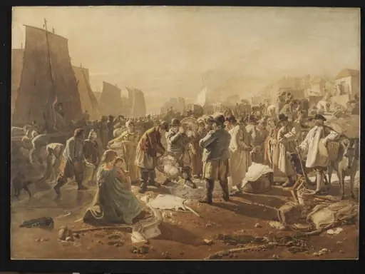 The Fish Market on the Beach, Hastings