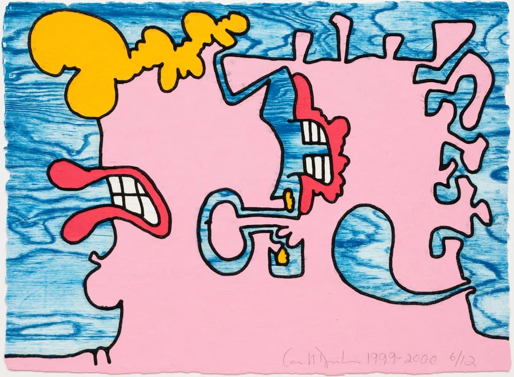 Untitled, by Carroll Dunham, ink, 2000