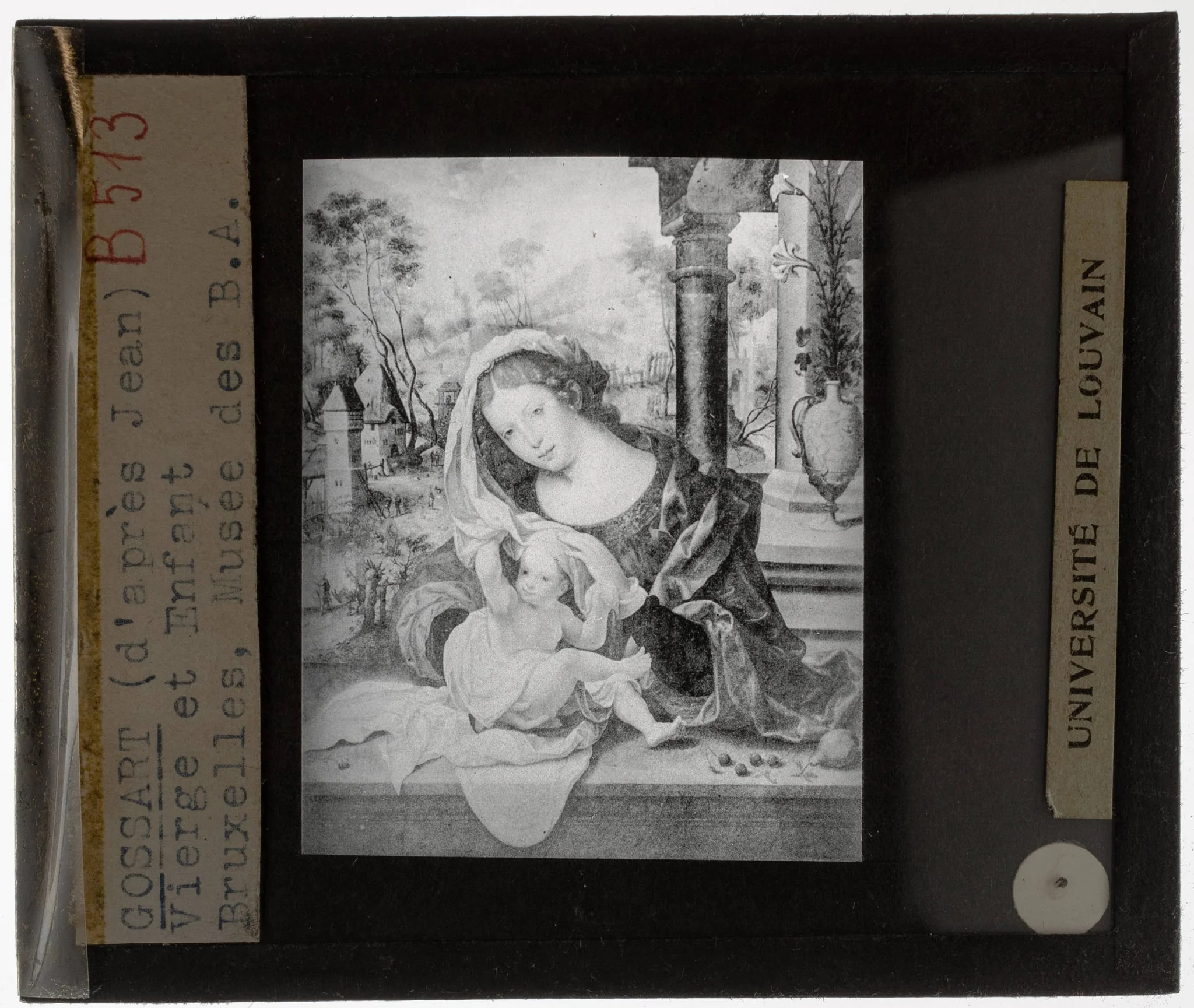 Jan Gossaert (kopie). De heilige Maagd met de sluier, by Jan Gossaert, unspecified, 1924