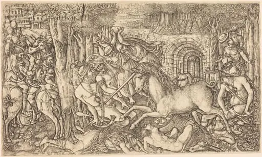 A King Pursued by a Unicorn