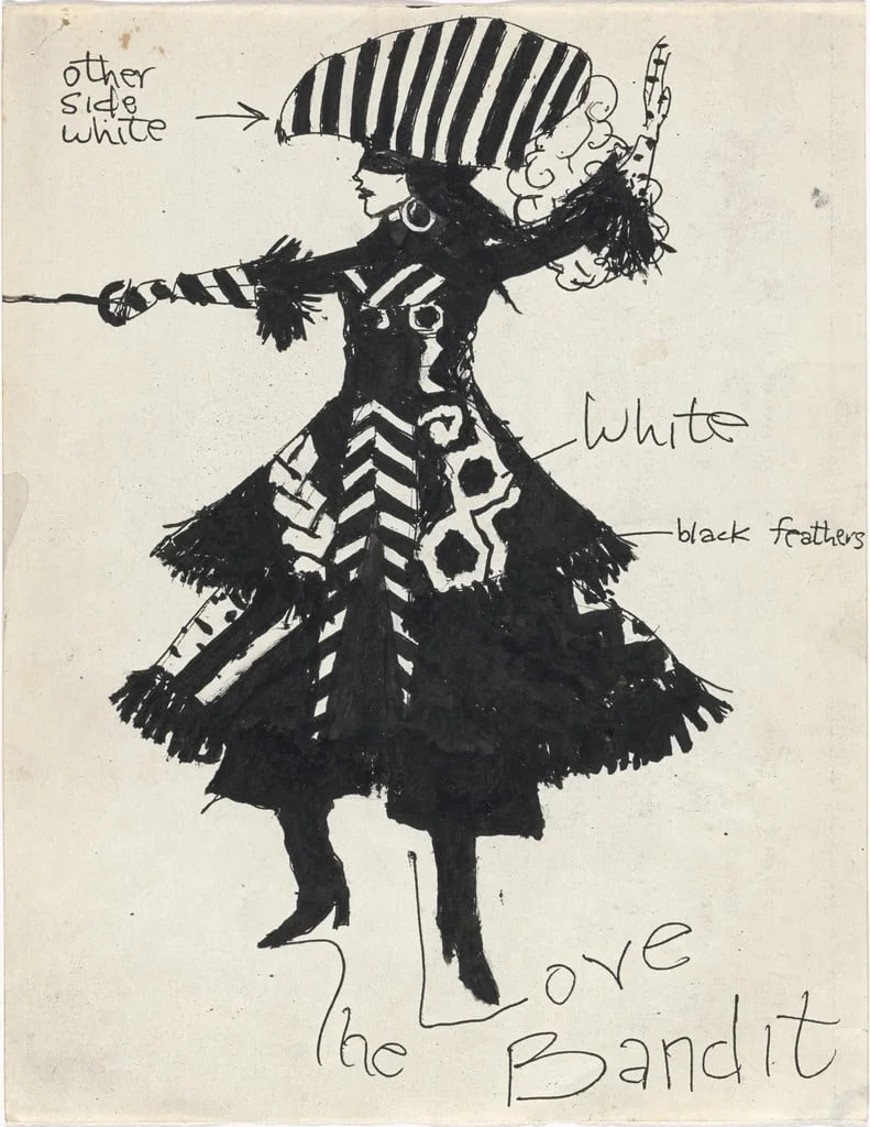 Untitled, by Jack Smith, ink, 1970