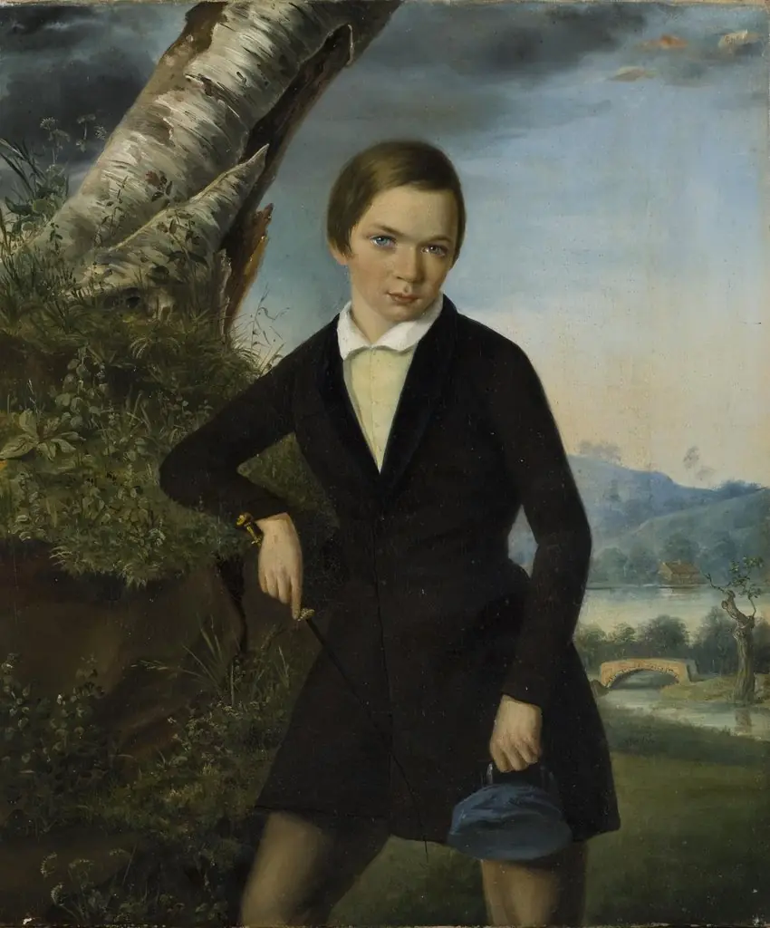 Portrait of Alexander Sokolovsky in Childhood