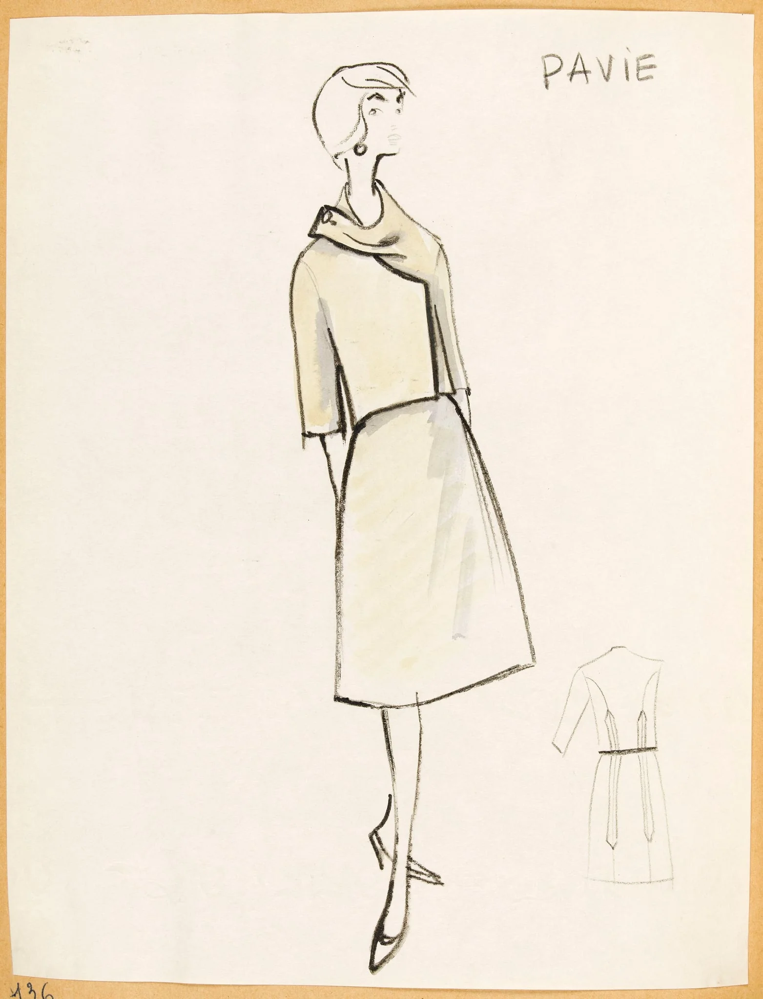 Pavie, by Carven, 1957