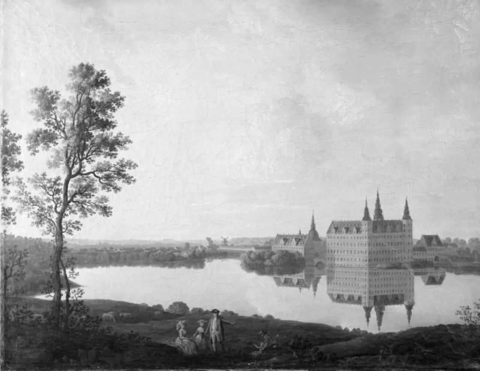 Frederiksborg Slot, by Unknown, 1786