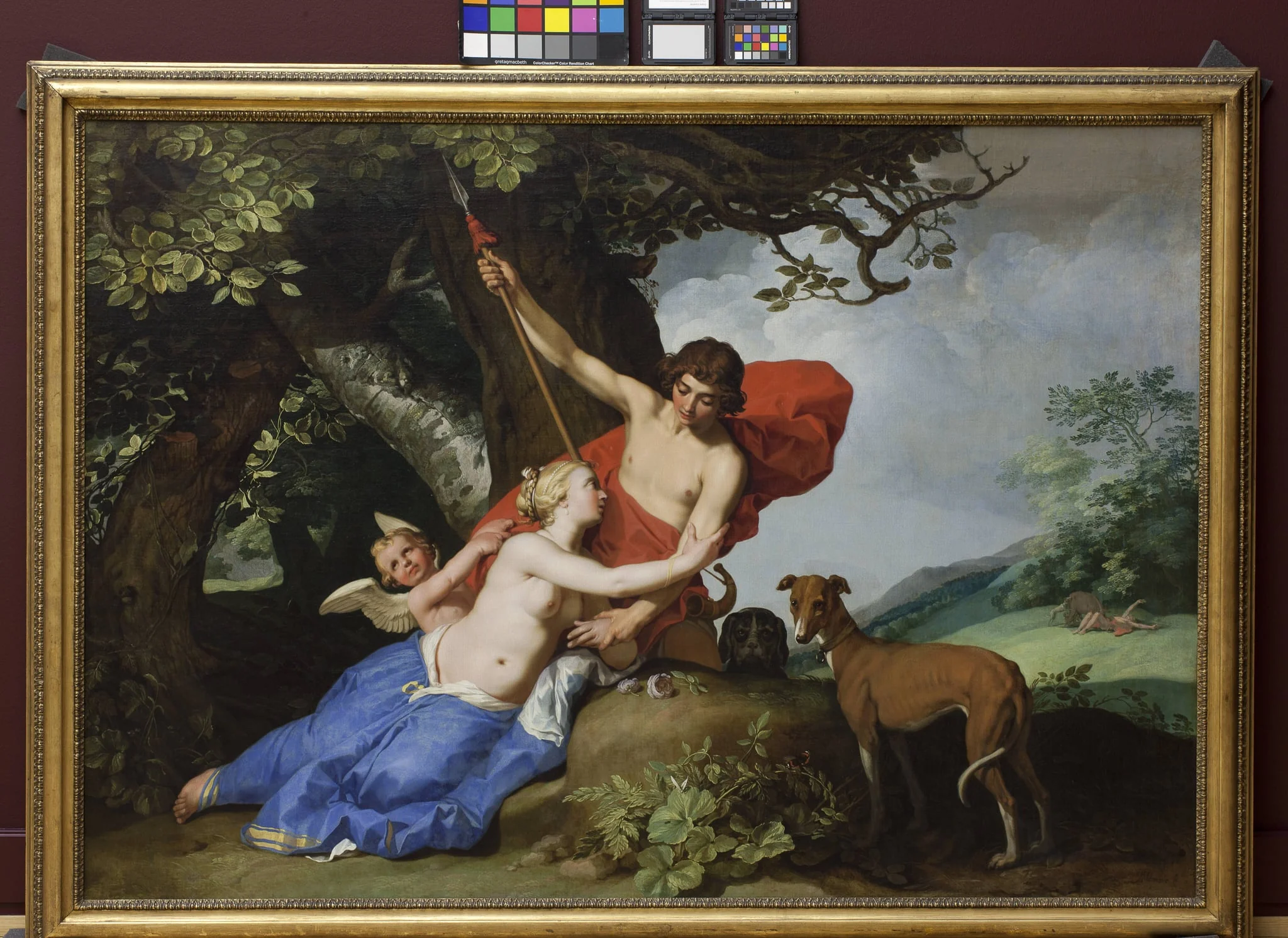 Venus and Adonis, by Unknown, 1632