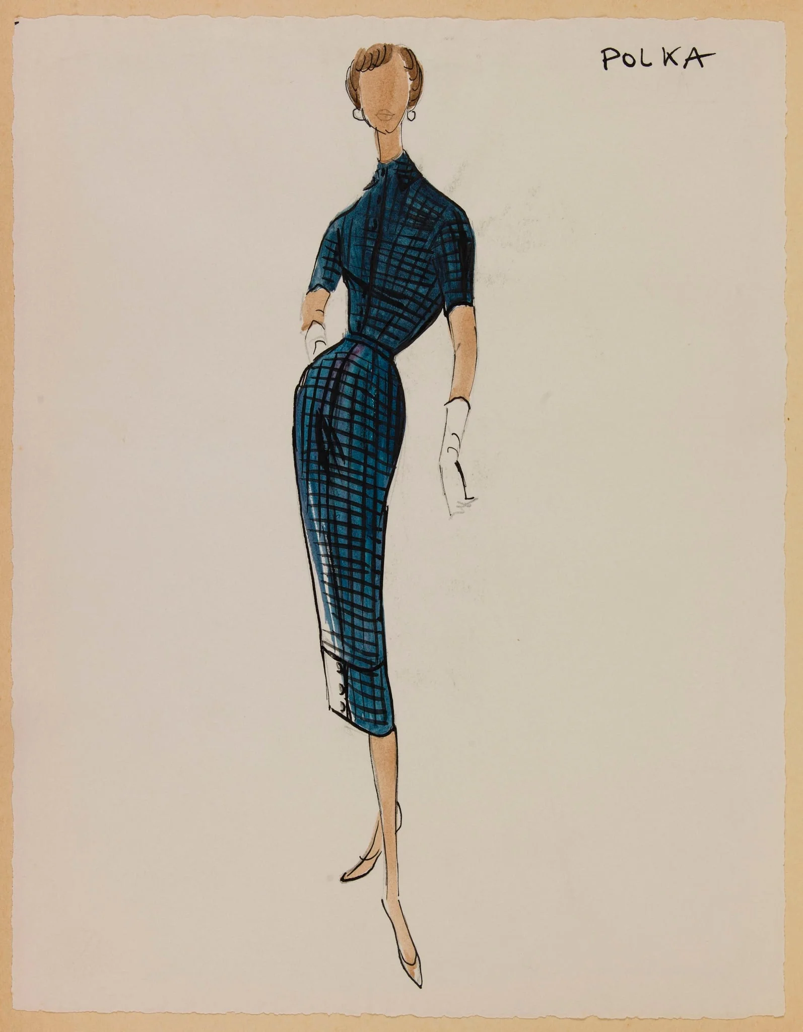 Polka, by Carven, 1956