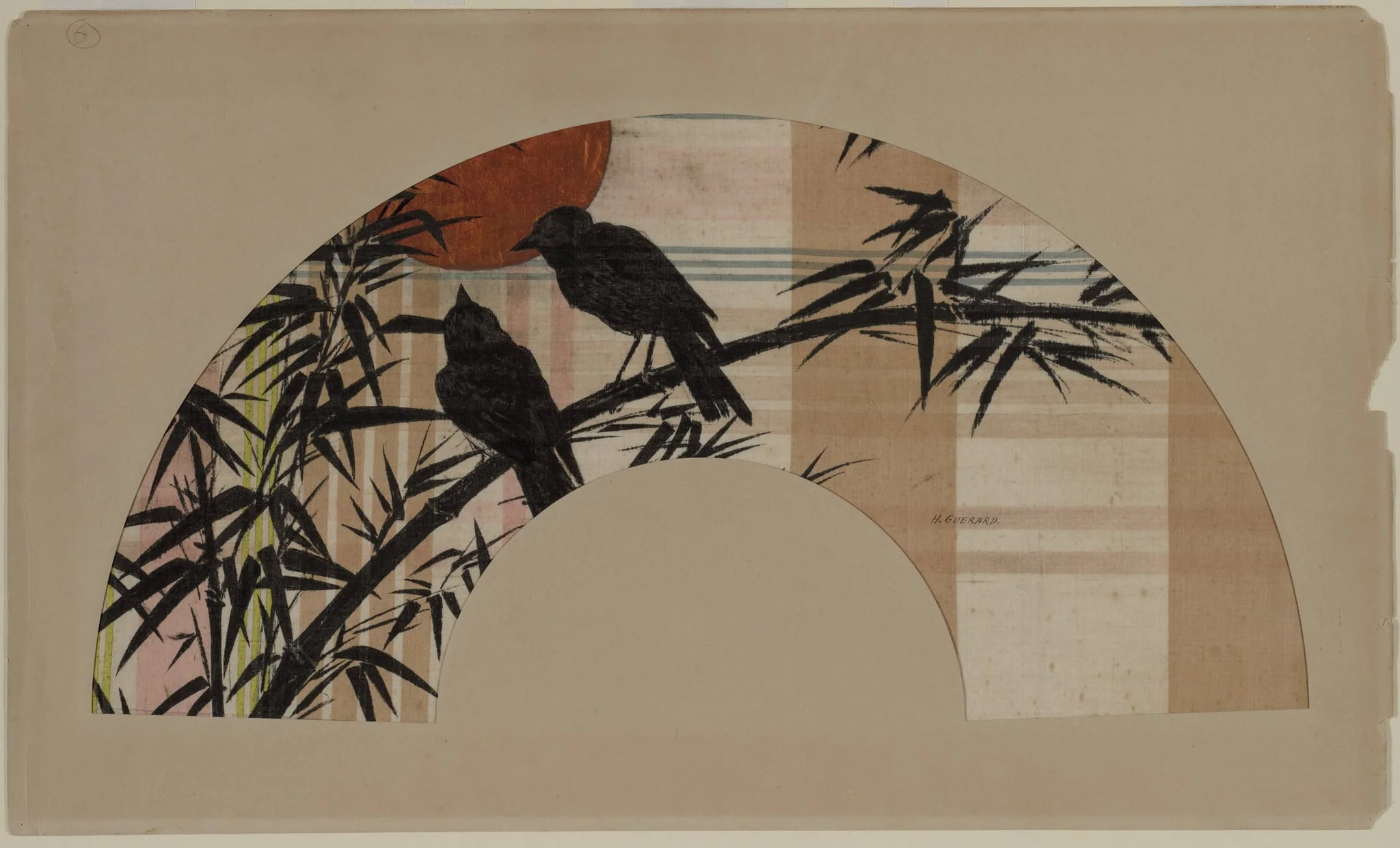 Fan, by Henri-Charles Guérard, 1890