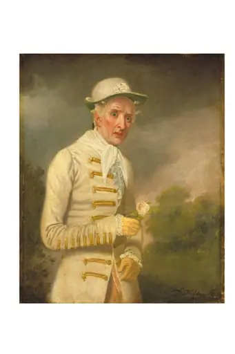 William Farren as Lord Ogleby in <i>The Clandestine Marriage</i> by George Colman the Elder and David Garrick