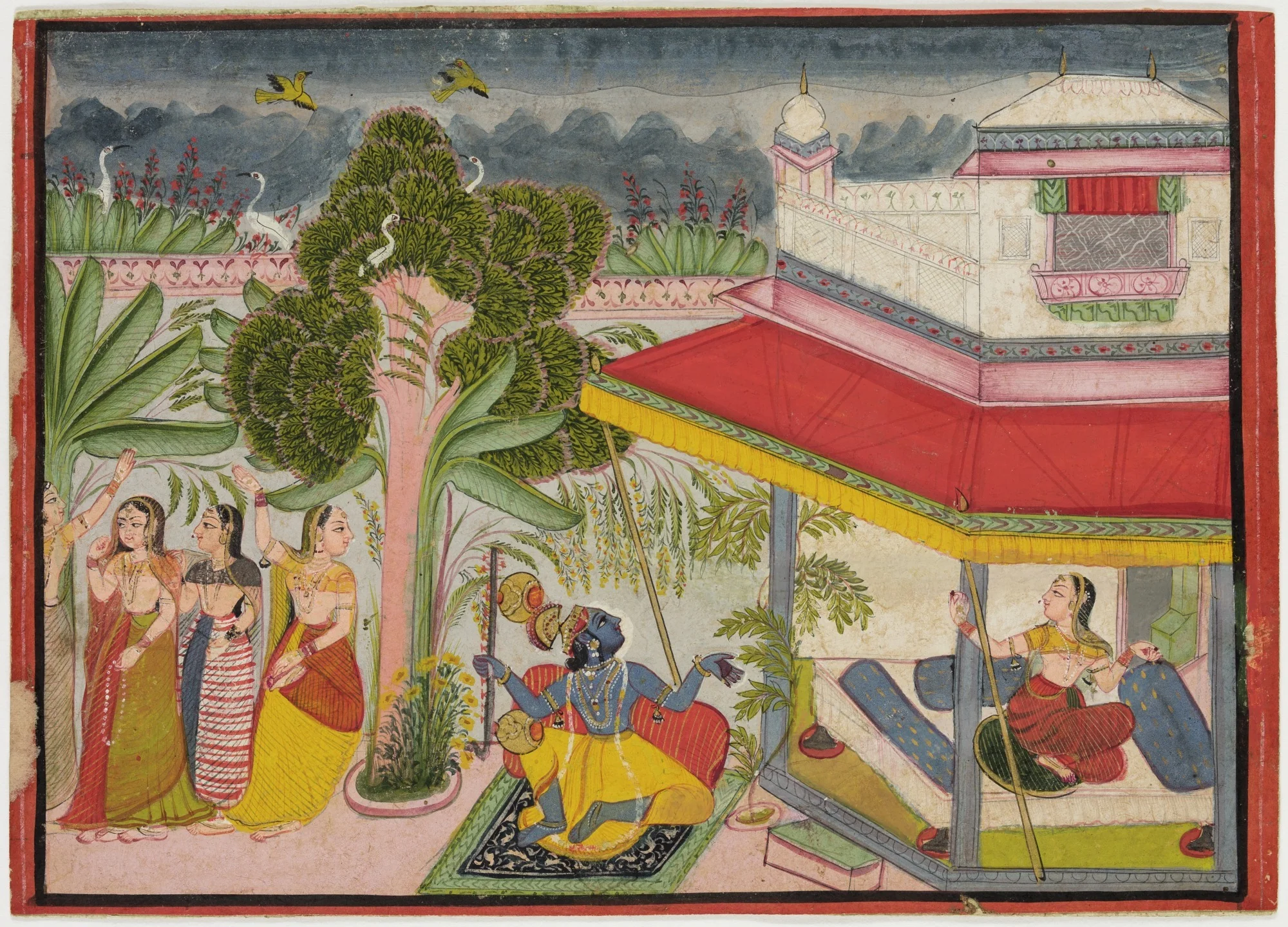 Krishna, Radha and Gopis