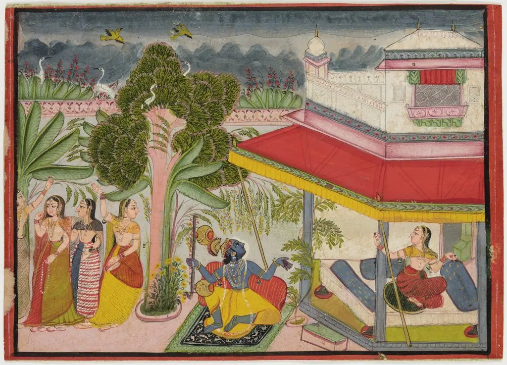 Krishna, Radha and Gopis