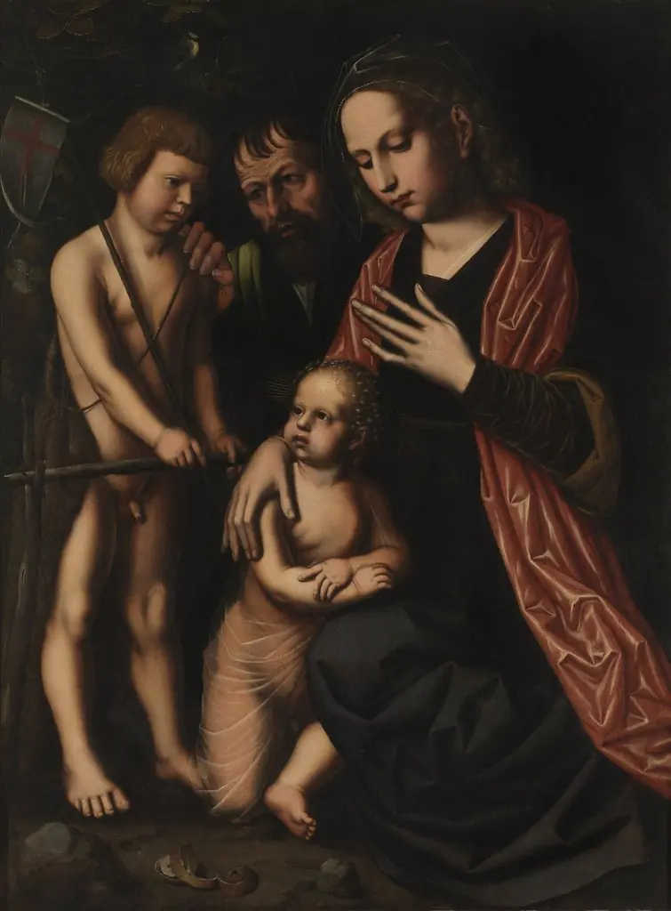 The Holy Family with St. John the Baptist