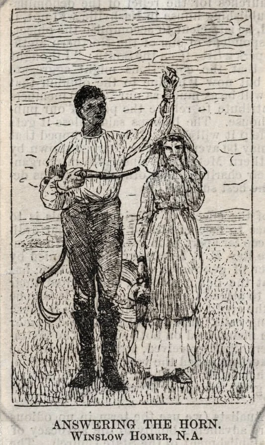 Answering the Horn, by Winslow Homer, 1874