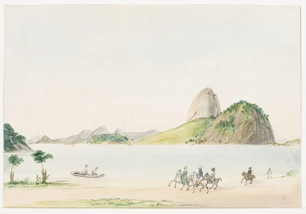 Praia de Botafogo com Pão de Açúcar (atribuído)