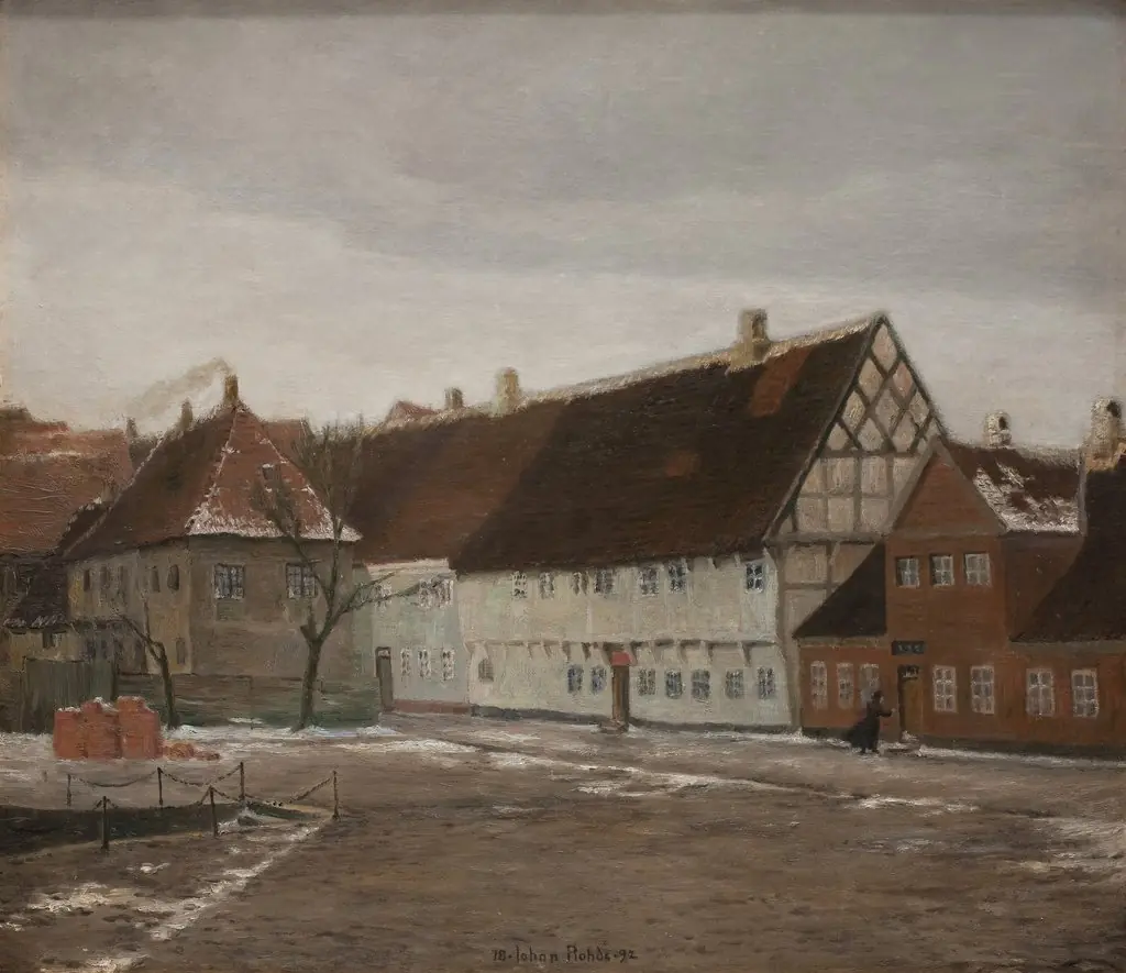 Winter Evening in Ribe, Jutland